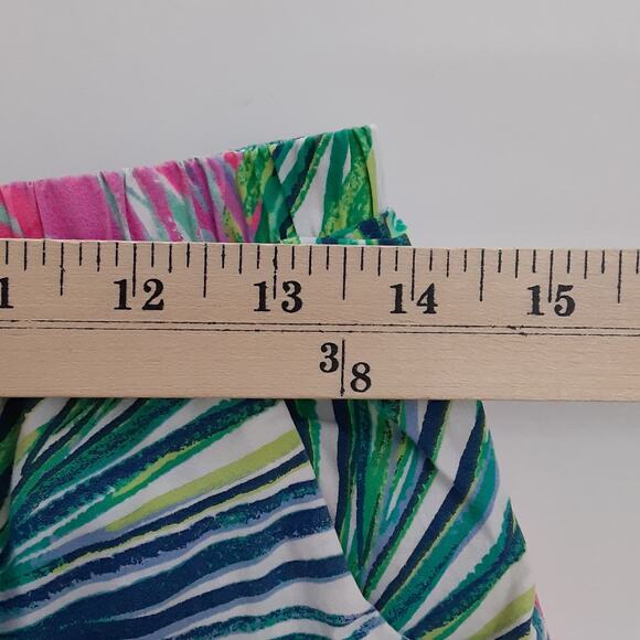 Lilly Pulitzer Adira Circle Skirt Girls 8/10 Skort Multi Scarlet Macaw Summer - Picture 10 of 12